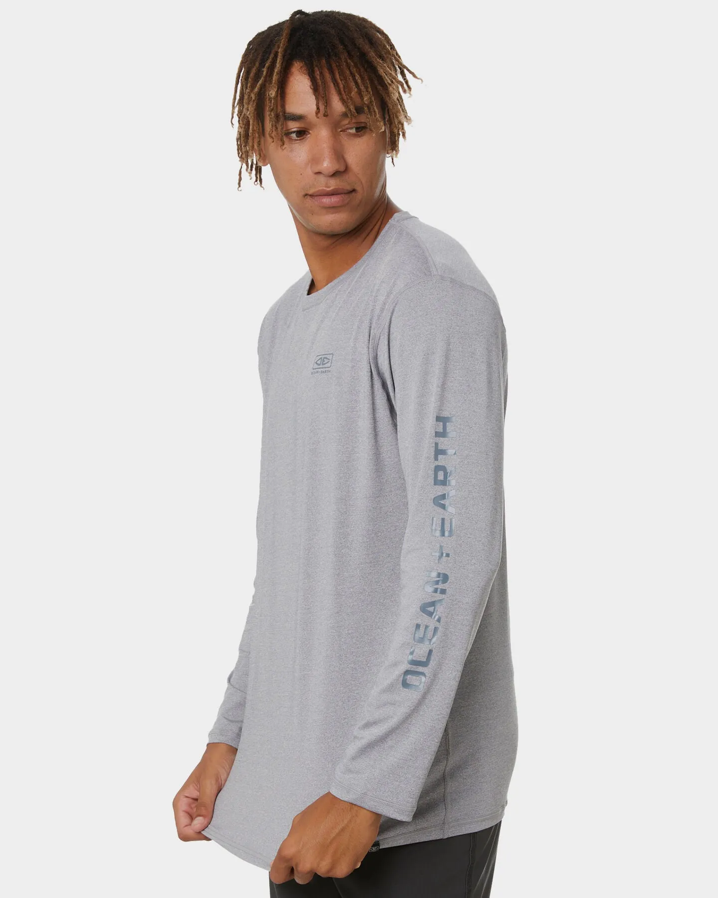 OCEAN & EARTH Surf Shirt LS - Grey Marle