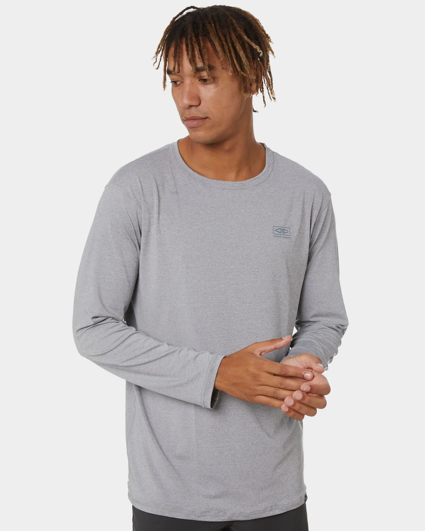 OCEAN & EARTH Surf Shirt LS - Grey Marle