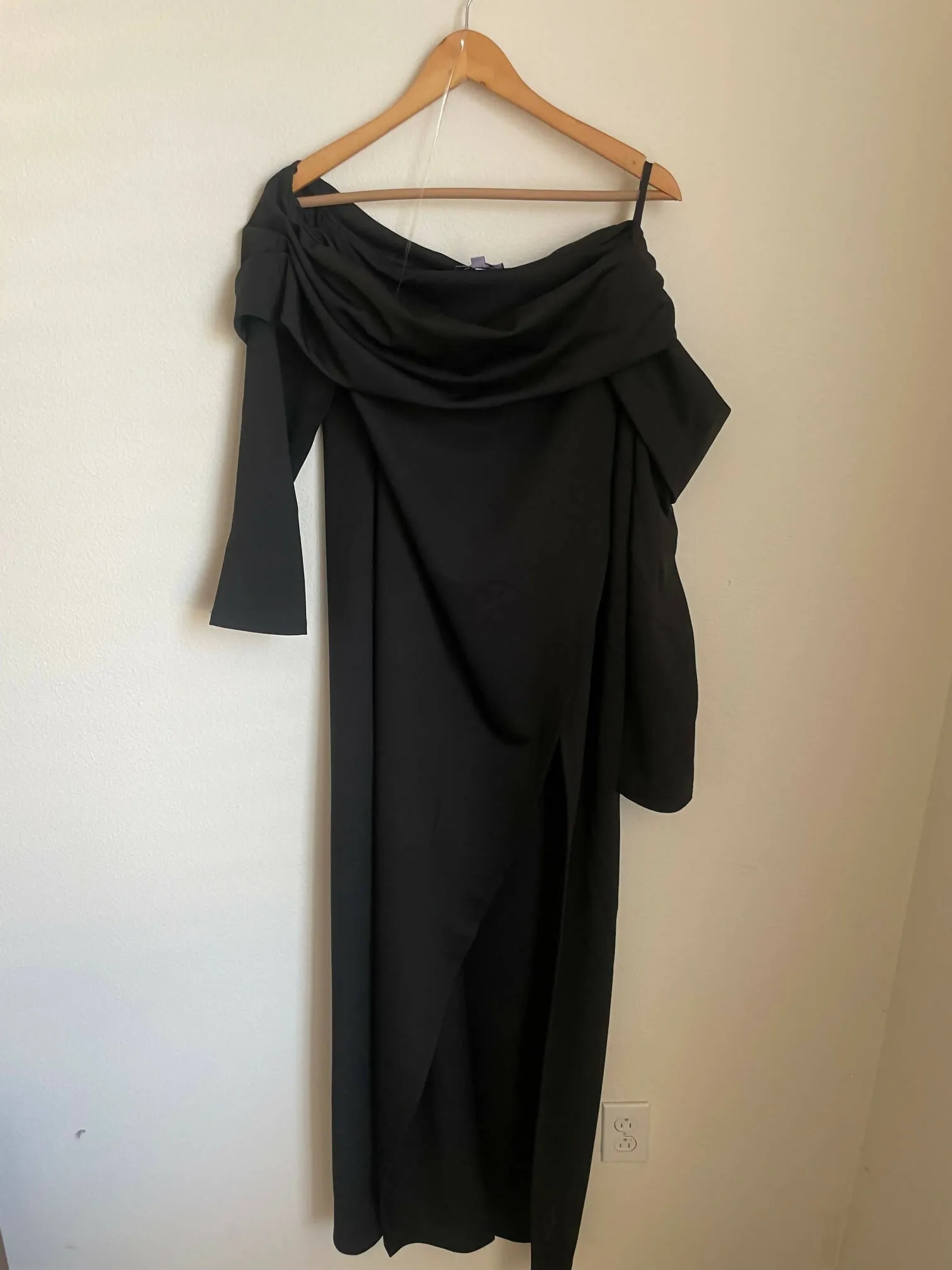 Off Shoulder GLAM draped dress