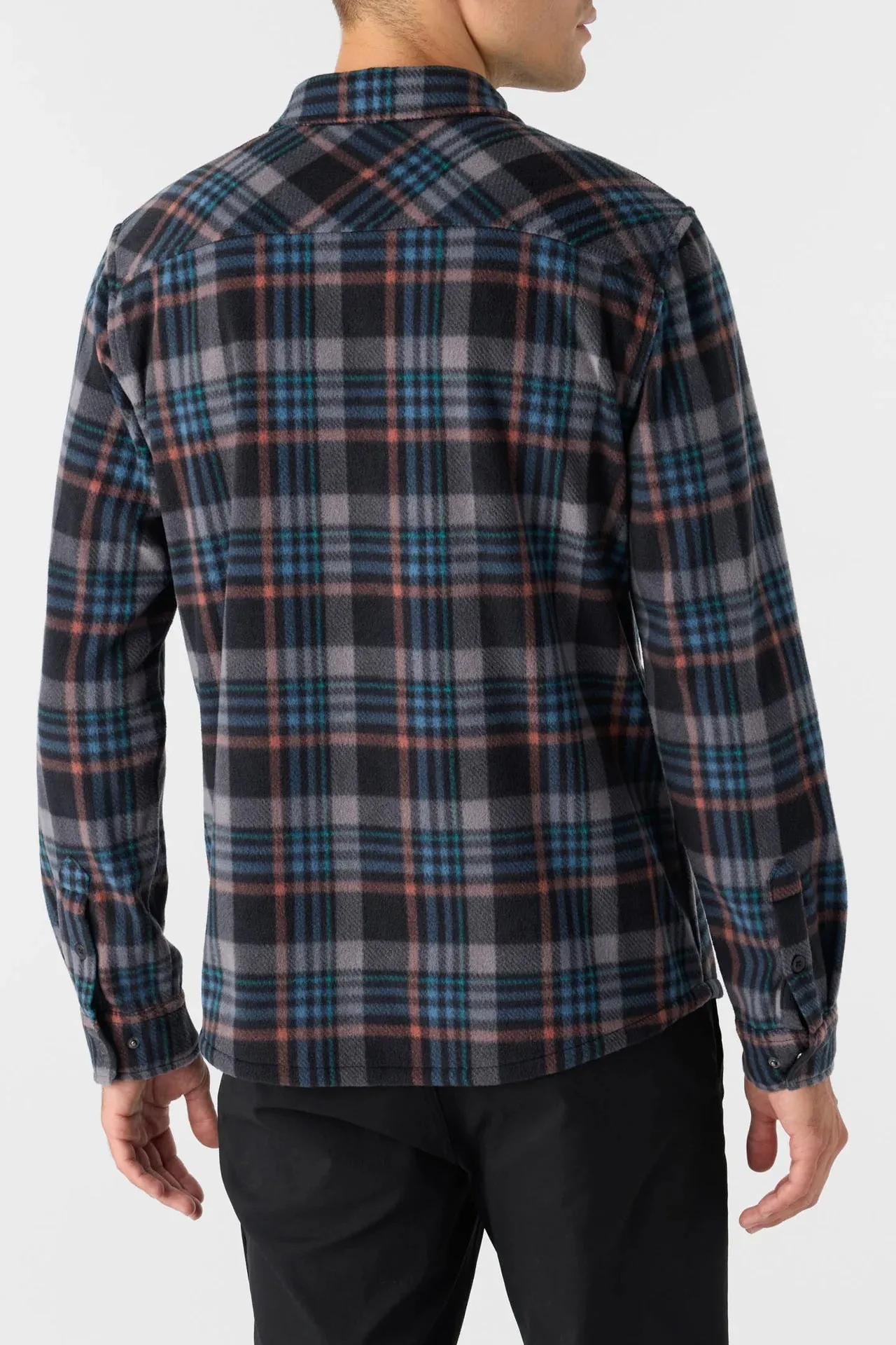 O'Neill Glacier Plaid Superfleece Overshirt