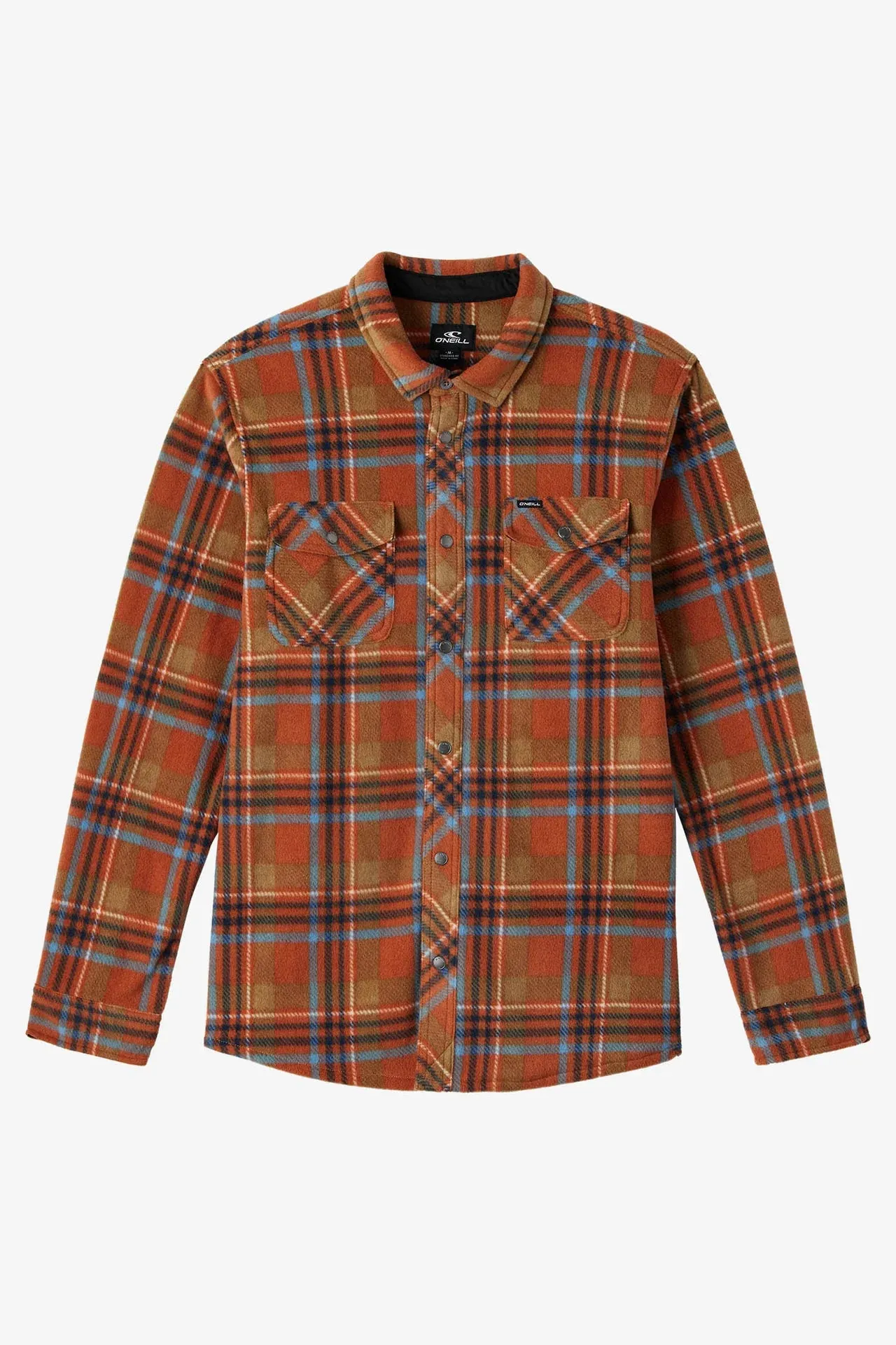 O'Neill Glacier Plaid Superfleece Overshirt
