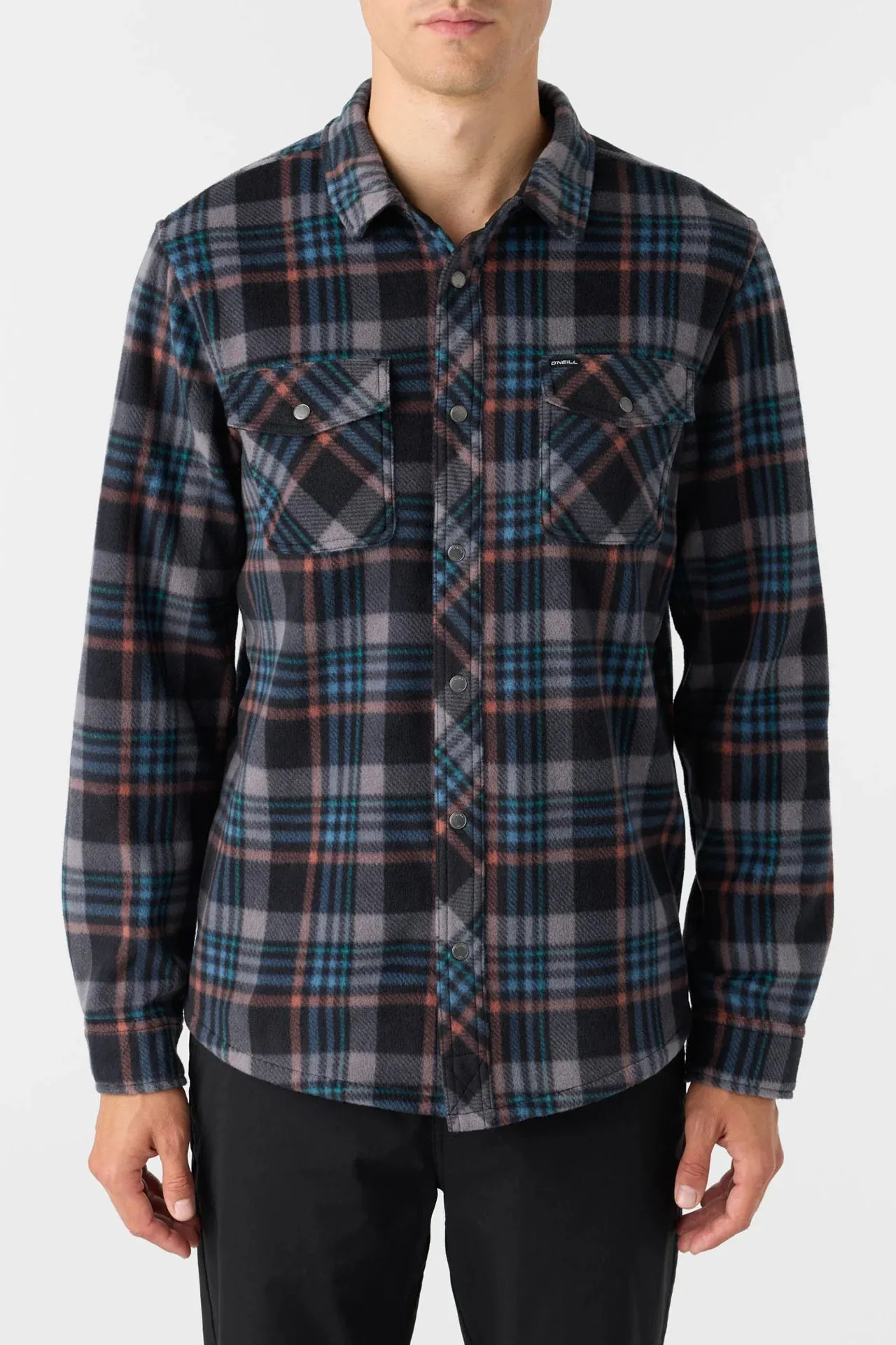 O'Neill Glacier Plaid Superfleece Overshirt