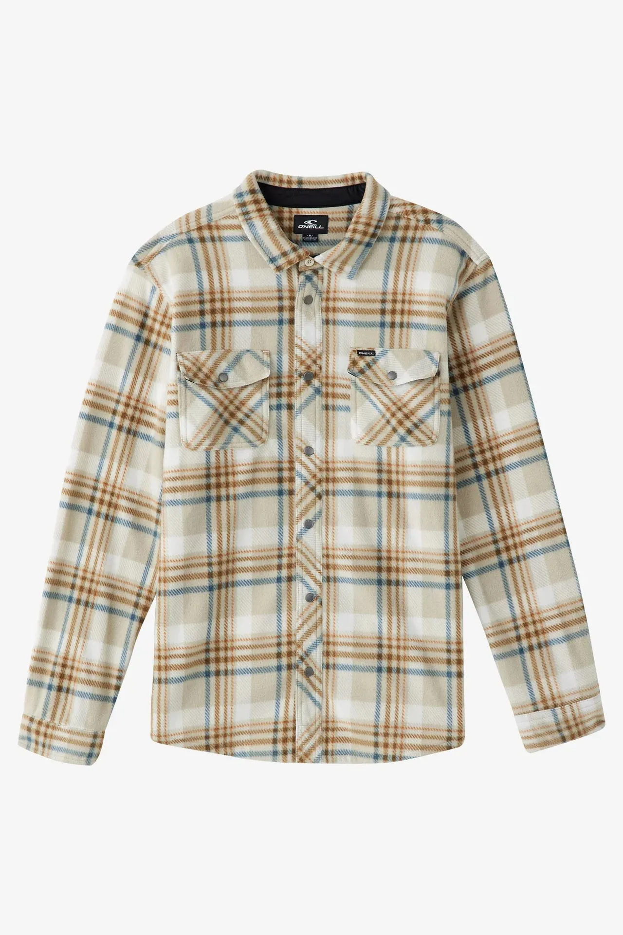 O'Neill Glacier Plaid Superfleece Overshirt