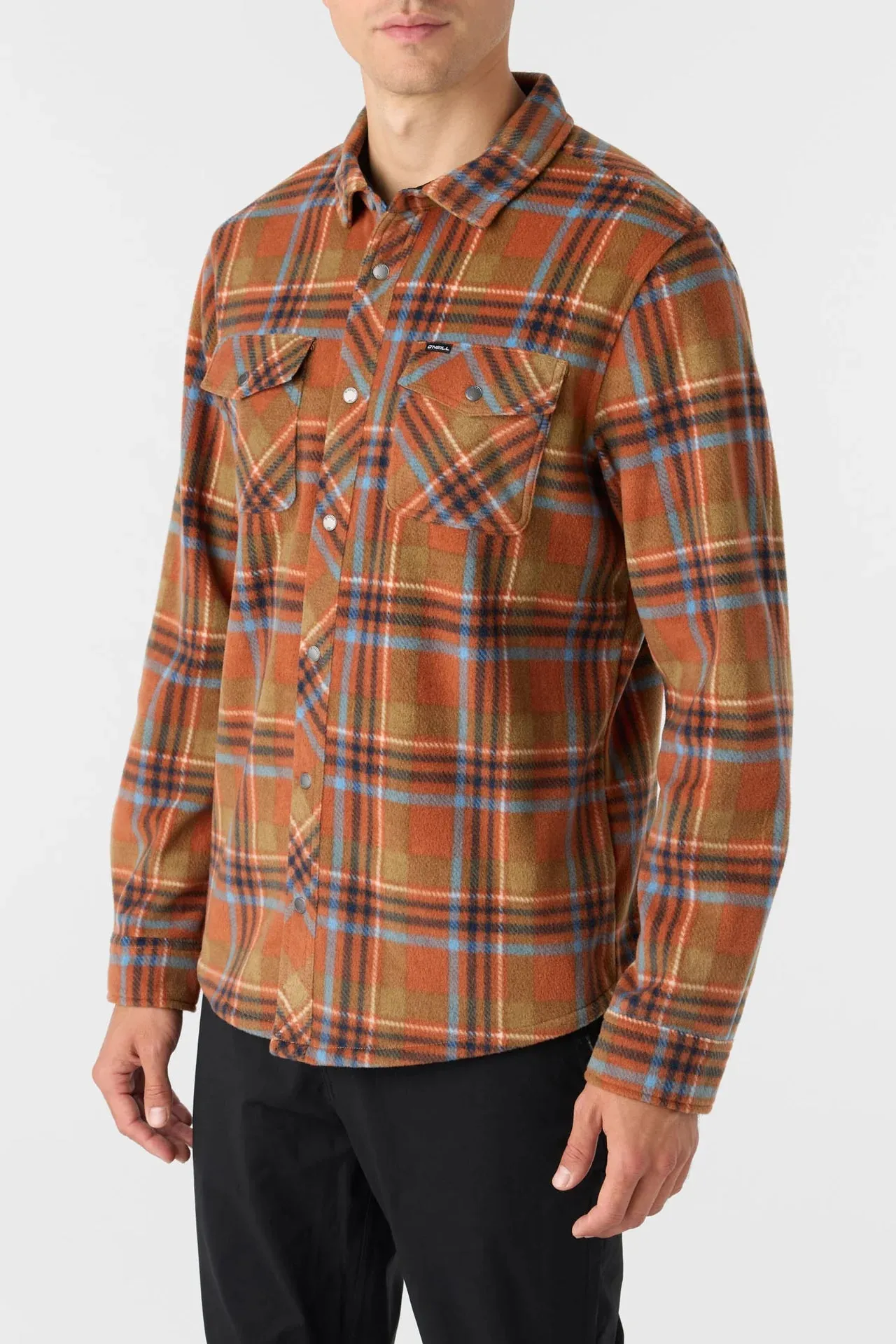 O'Neill Glacier Plaid Superfleece Overshirt