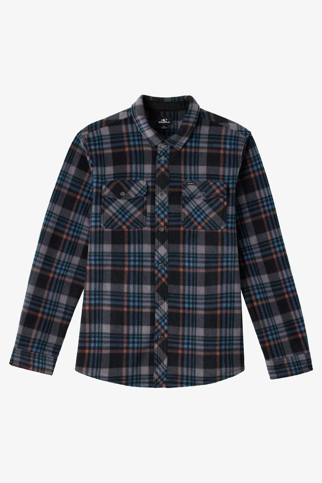 O'Neill Glacier Plaid Superfleece Overshirt