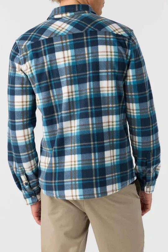 O'Neill Glacier Plaid Superfleece Overshirt
