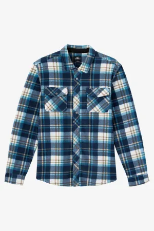 O'Neill Glacier Plaid Superfleece Overshirt
