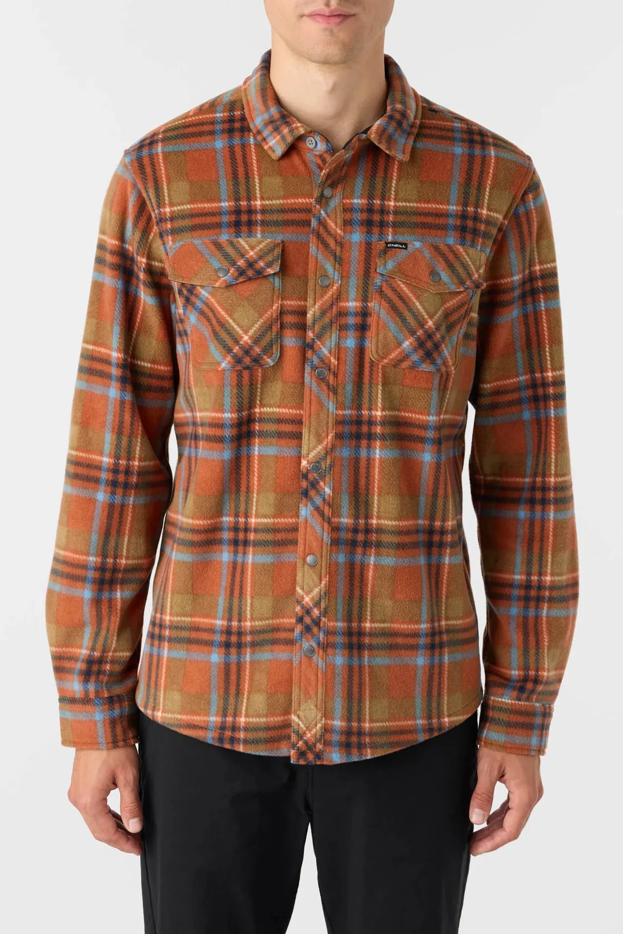 O'Neill Glacier Plaid Superfleece Overshirt