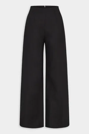Ottavio Pants in Plain Black