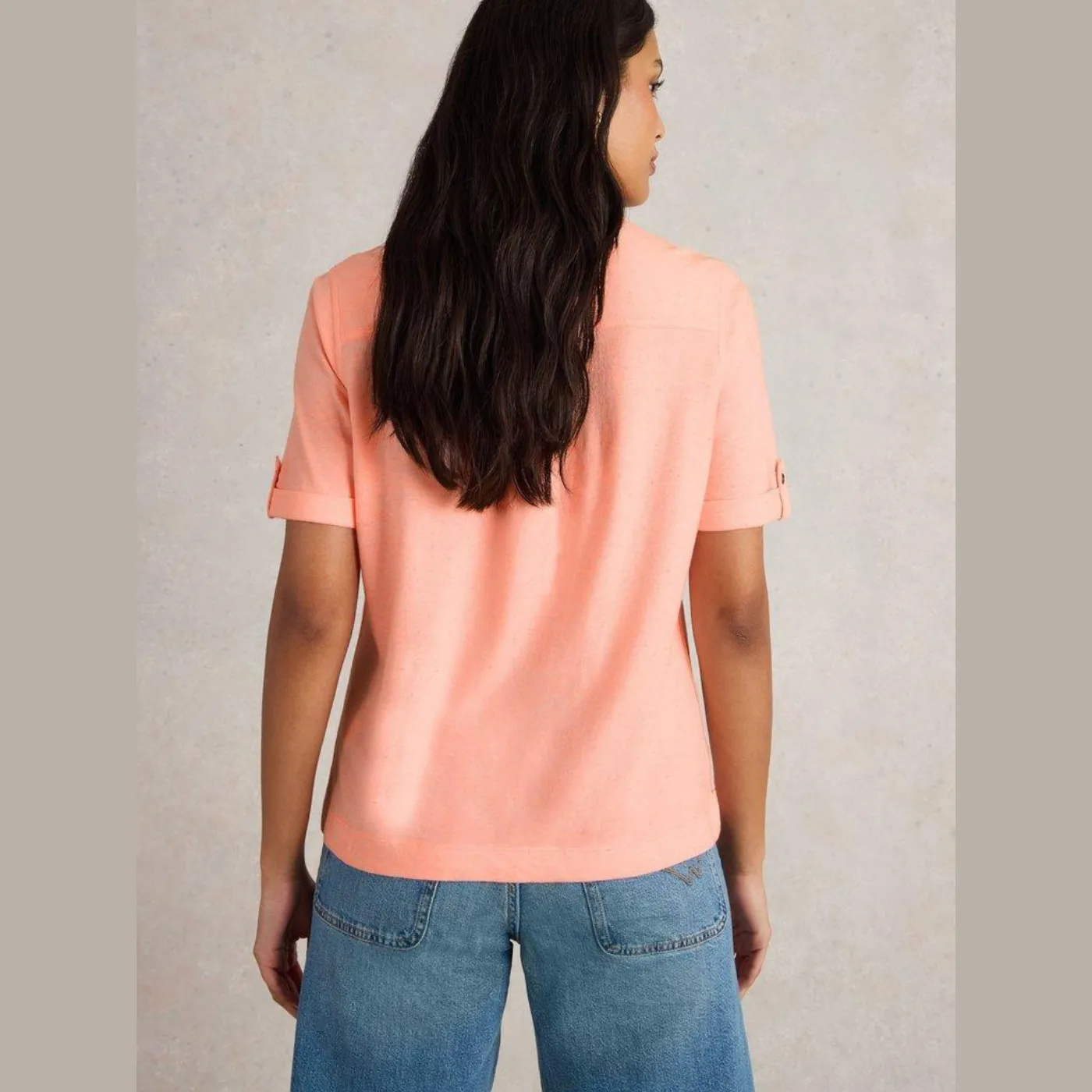 Paige Light Pink Pocket Shirt