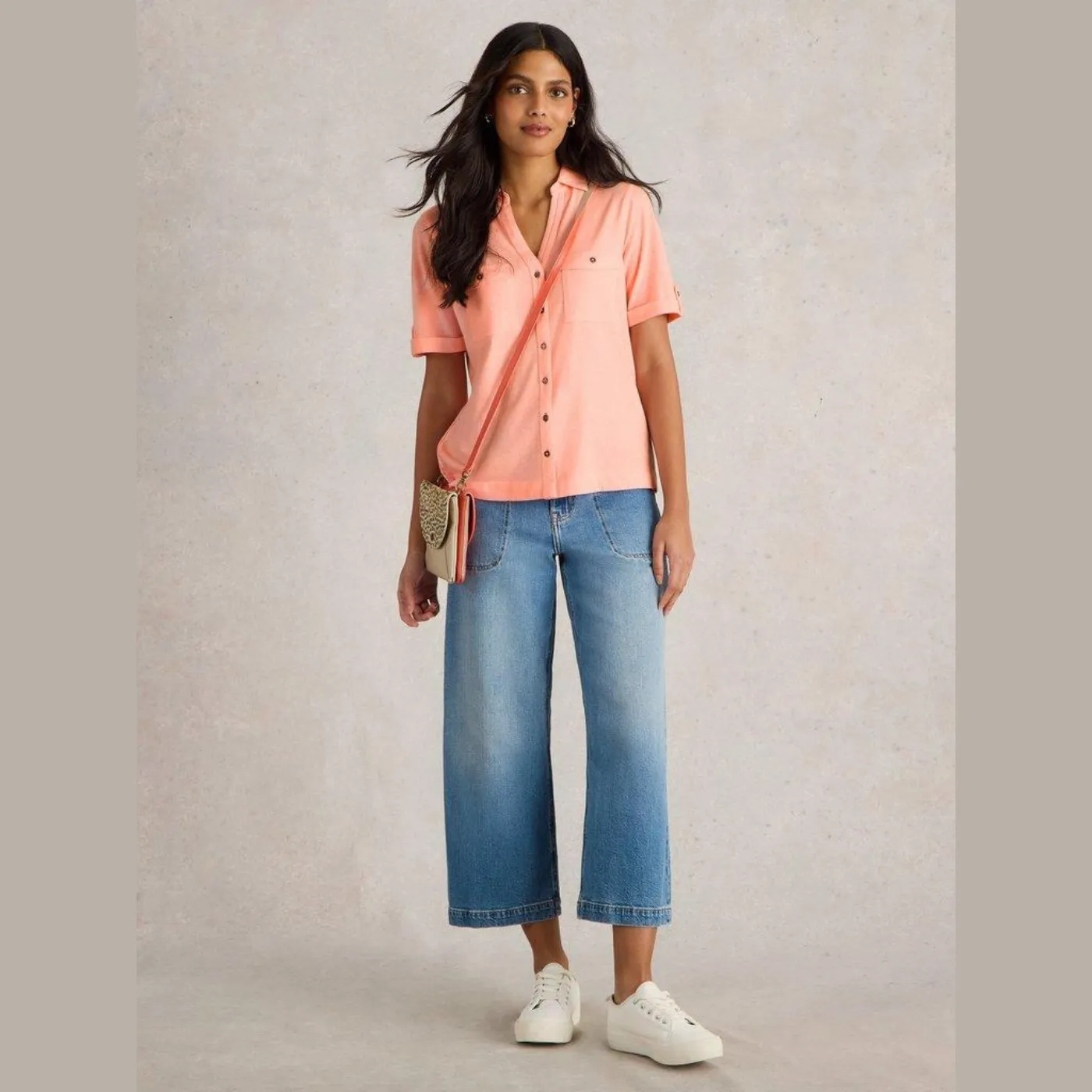 Paige Light Pink Pocket Shirt
