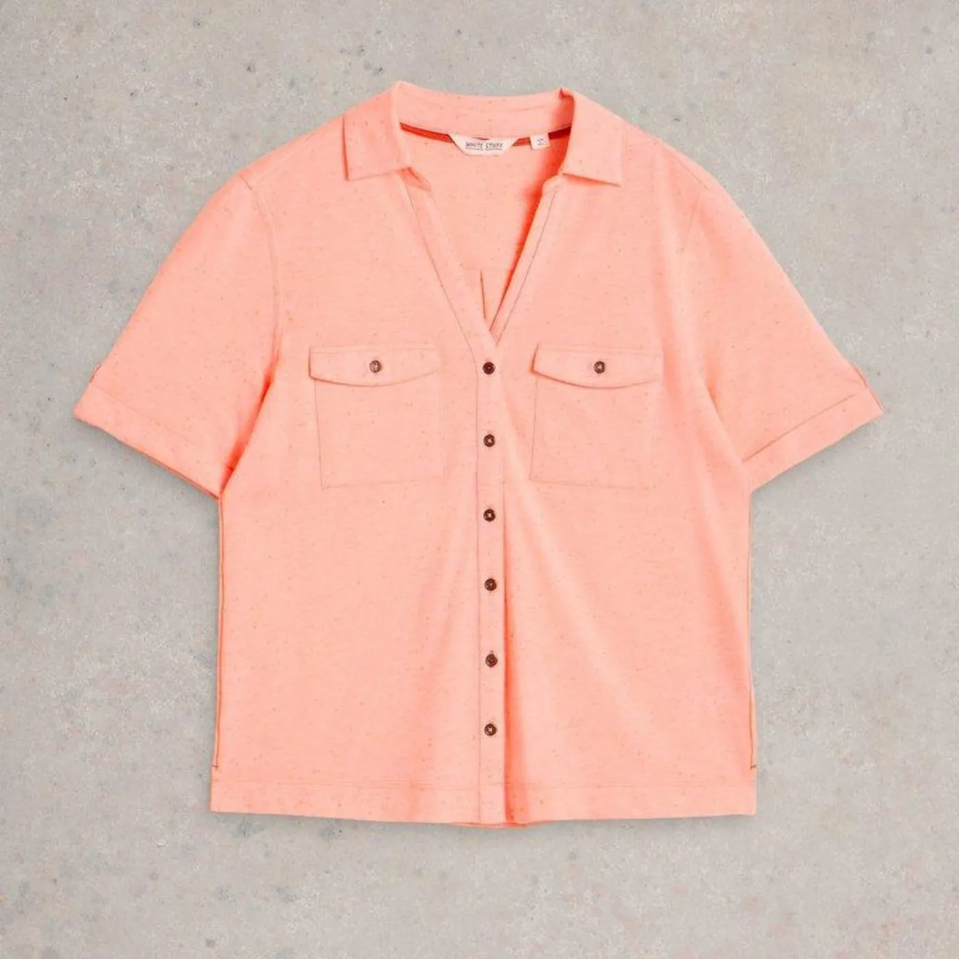Paige Light Pink Pocket Shirt