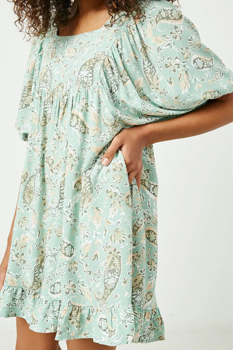 Paisley Printed Tunic Dress