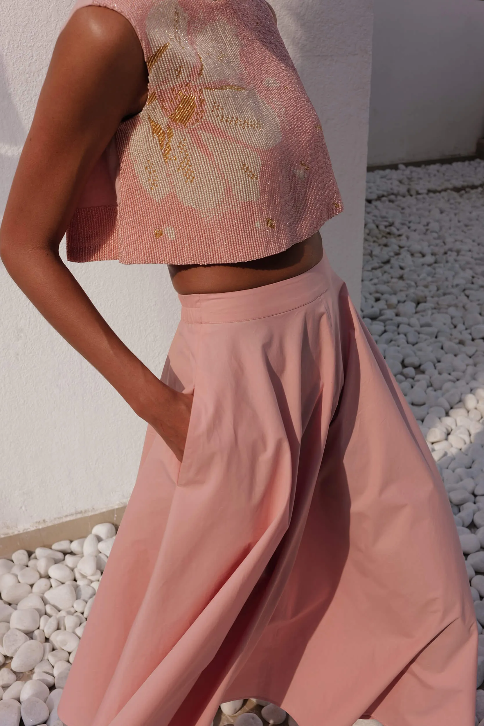 Palma Top & Montenegro Pants - Dusty Pink
