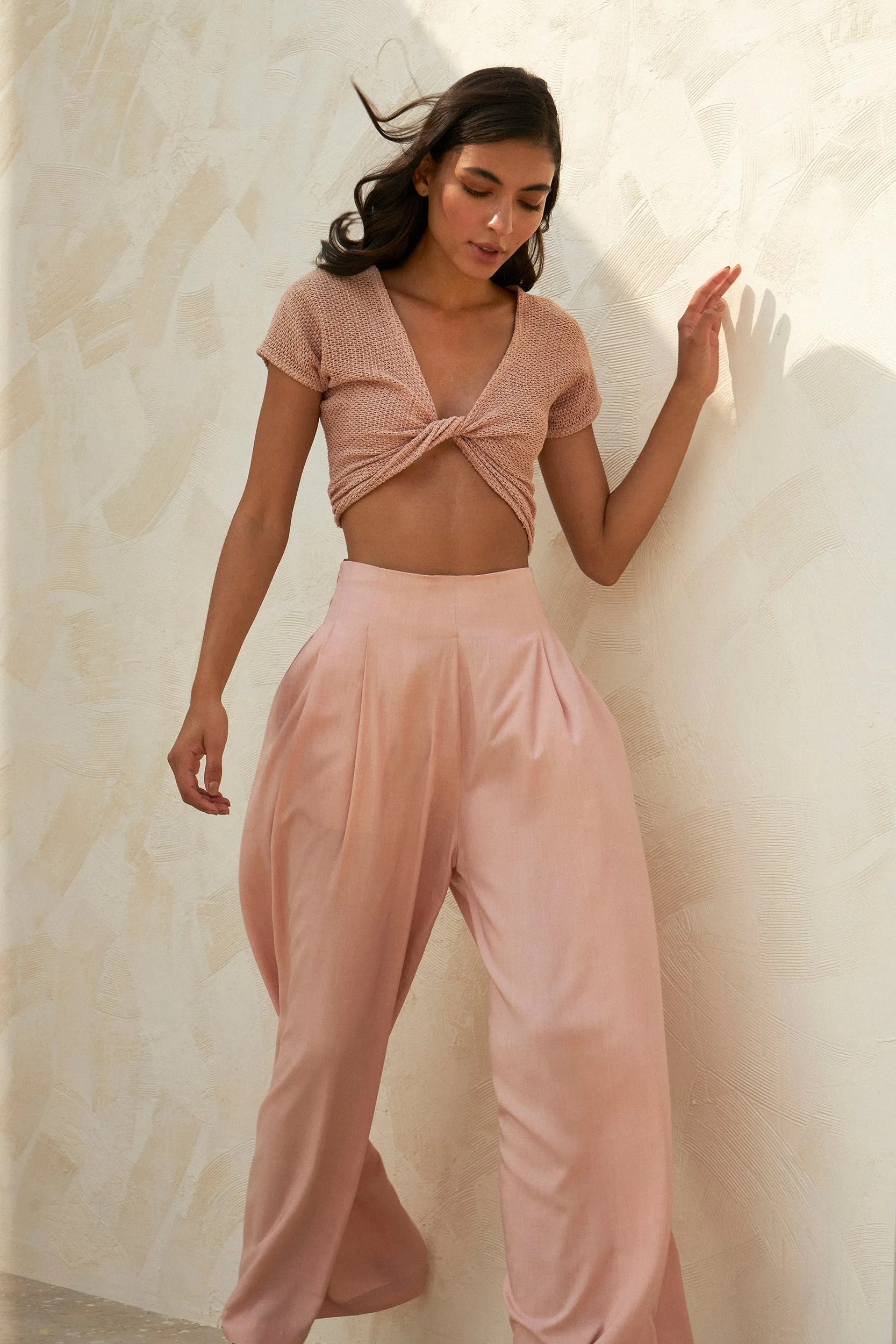Palma Top & Montenegro Pants - Dusty Pink