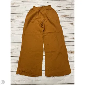 Pants Linen By Cme In Orange, Size: L