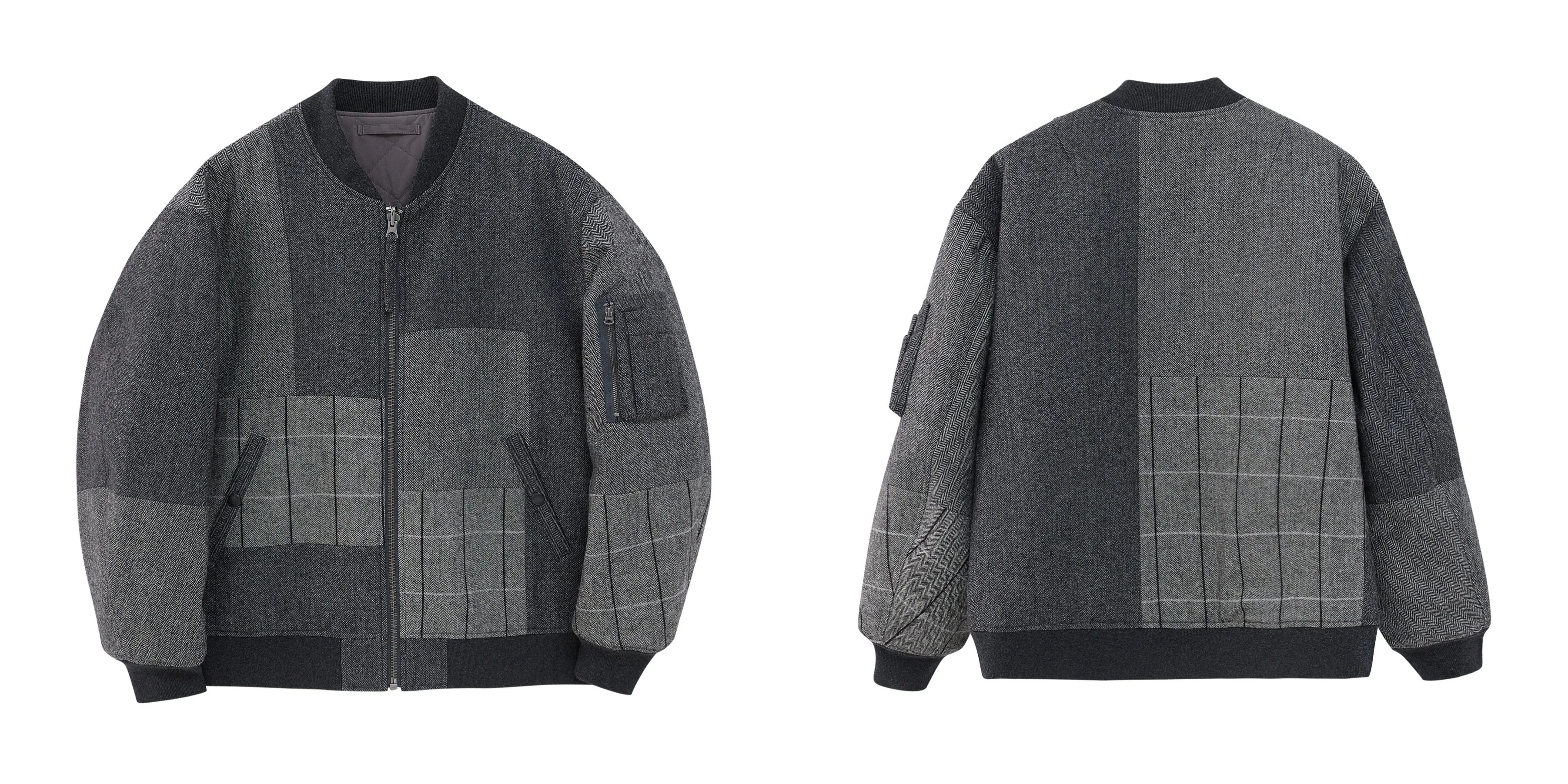 Patchwork Flight Jacket