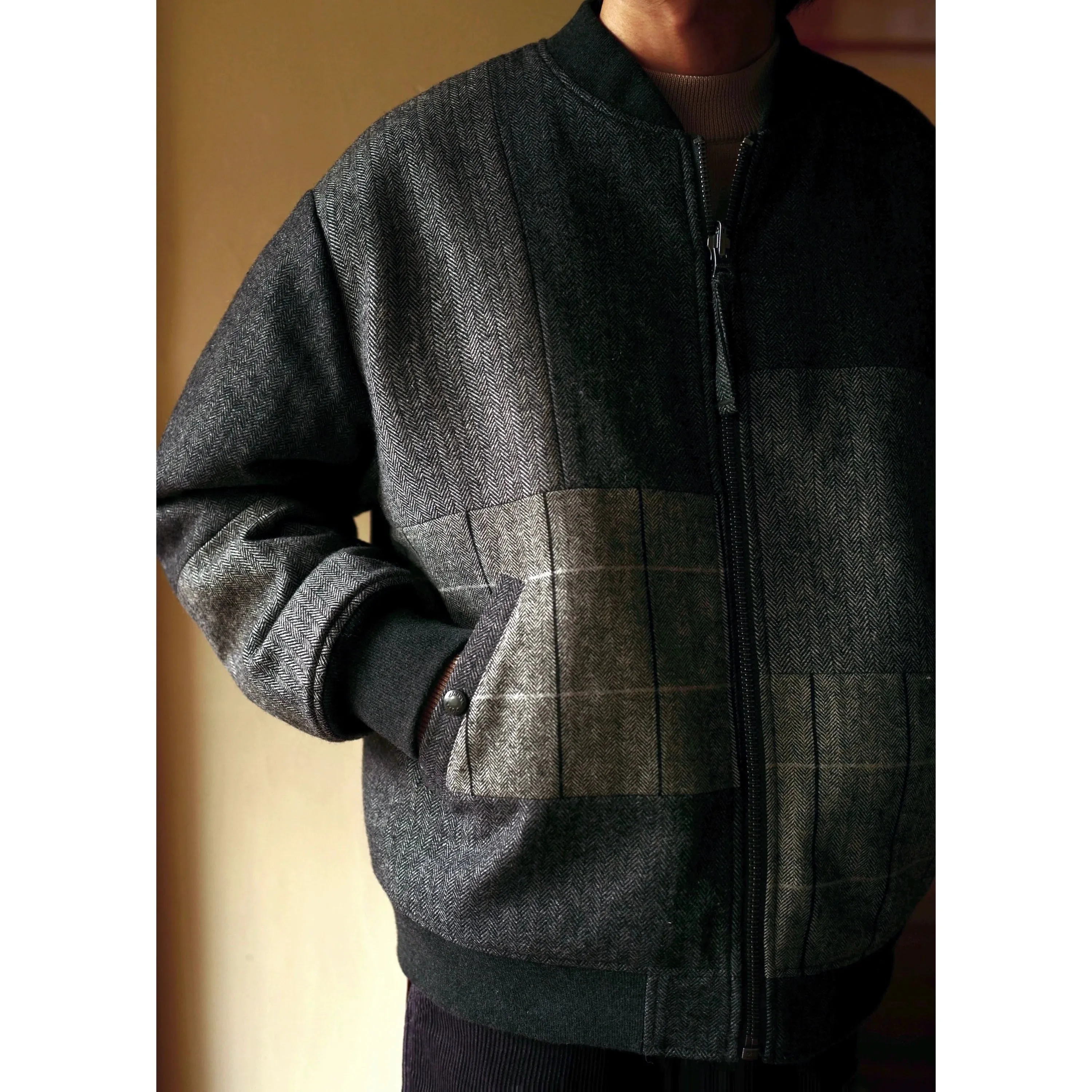 Patchwork Flight Jacket