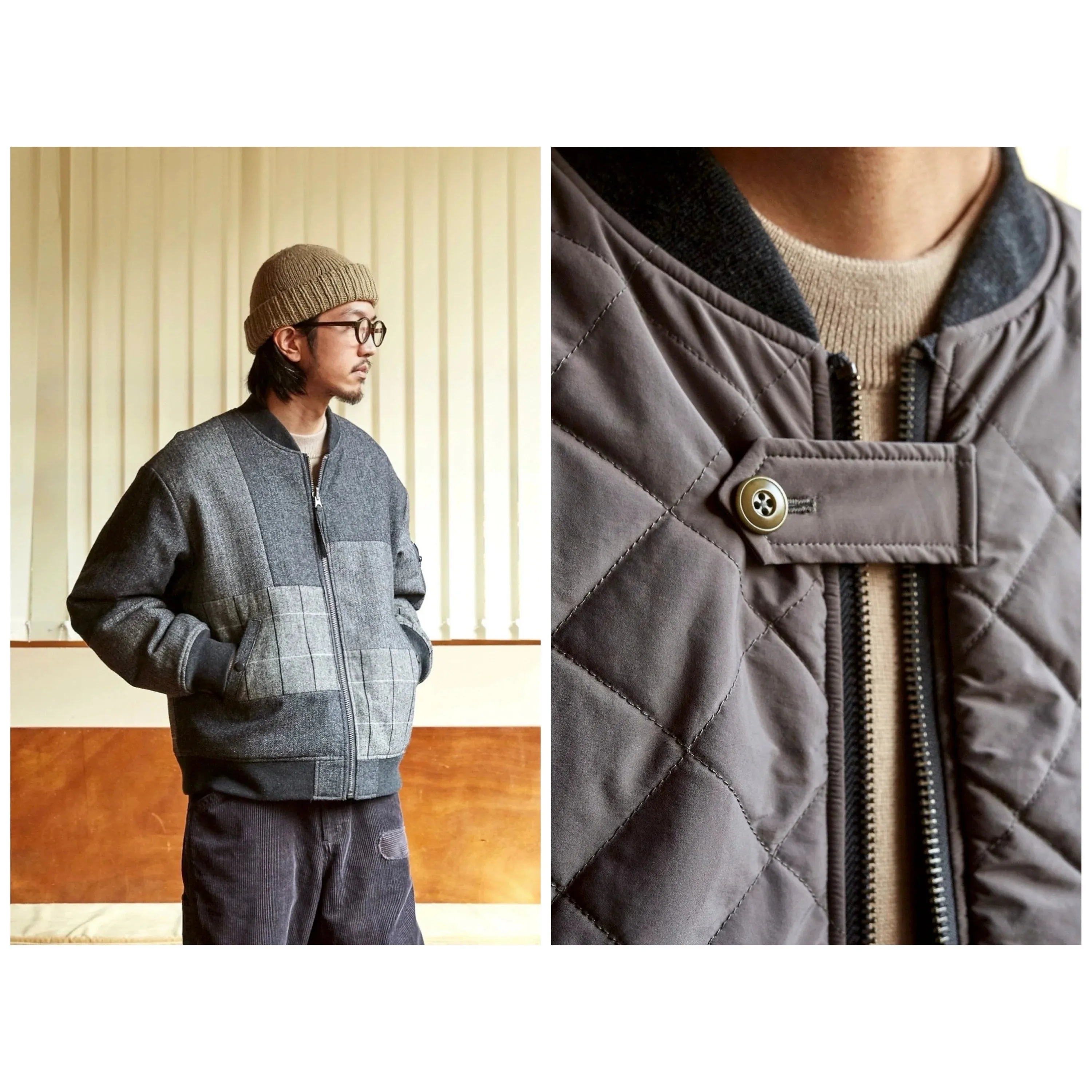 Patchwork Flight Jacket