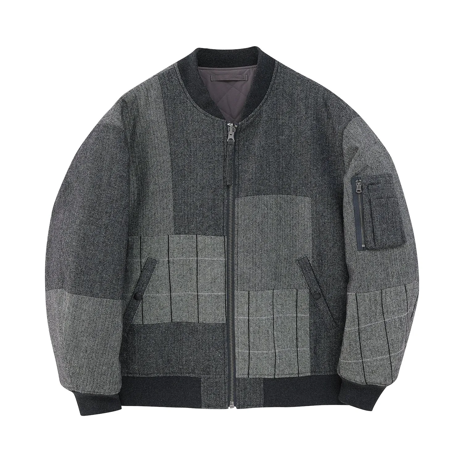 Patchwork Flight Jacket