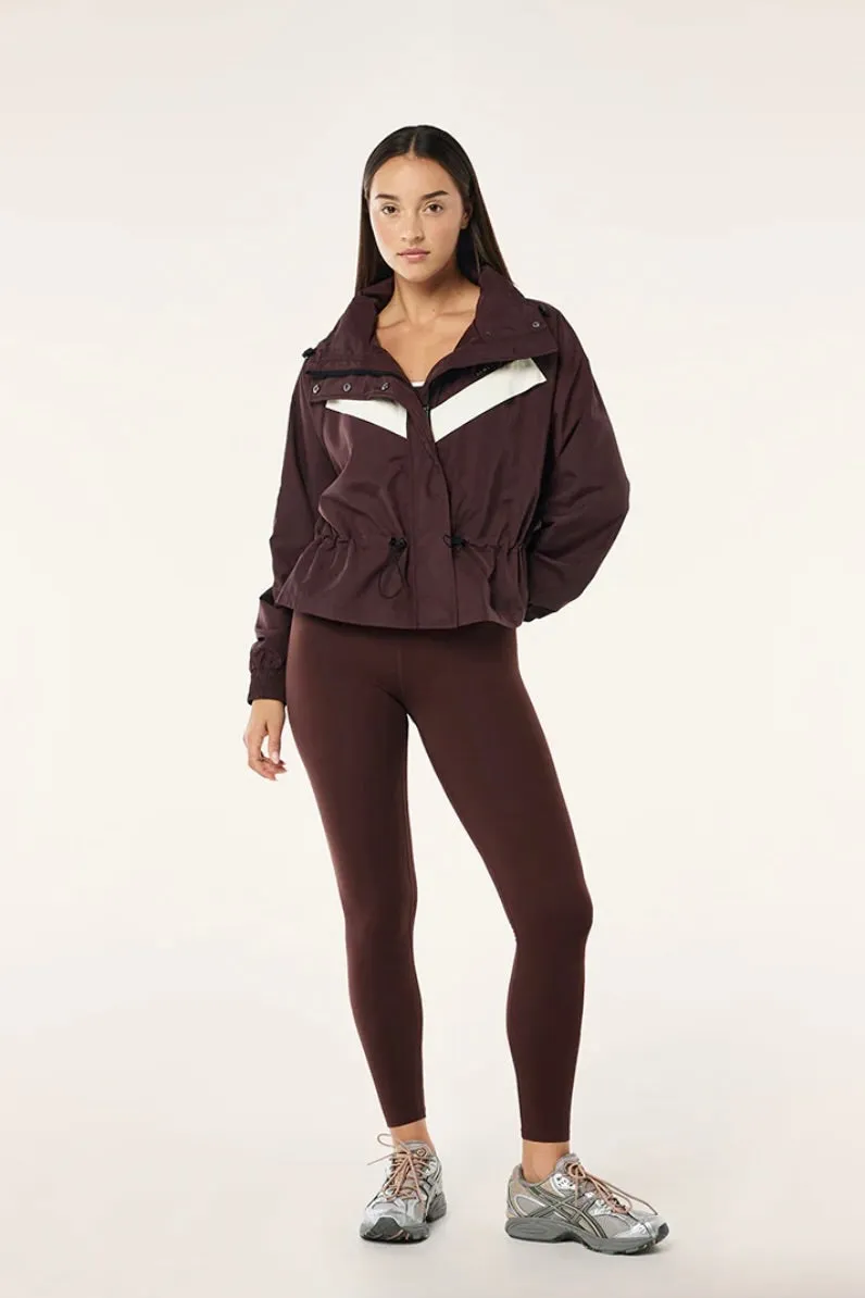 PE Nation Shelter Jacket- Mahogany