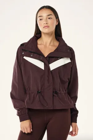PE Nation Shelter Jacket- Mahogany