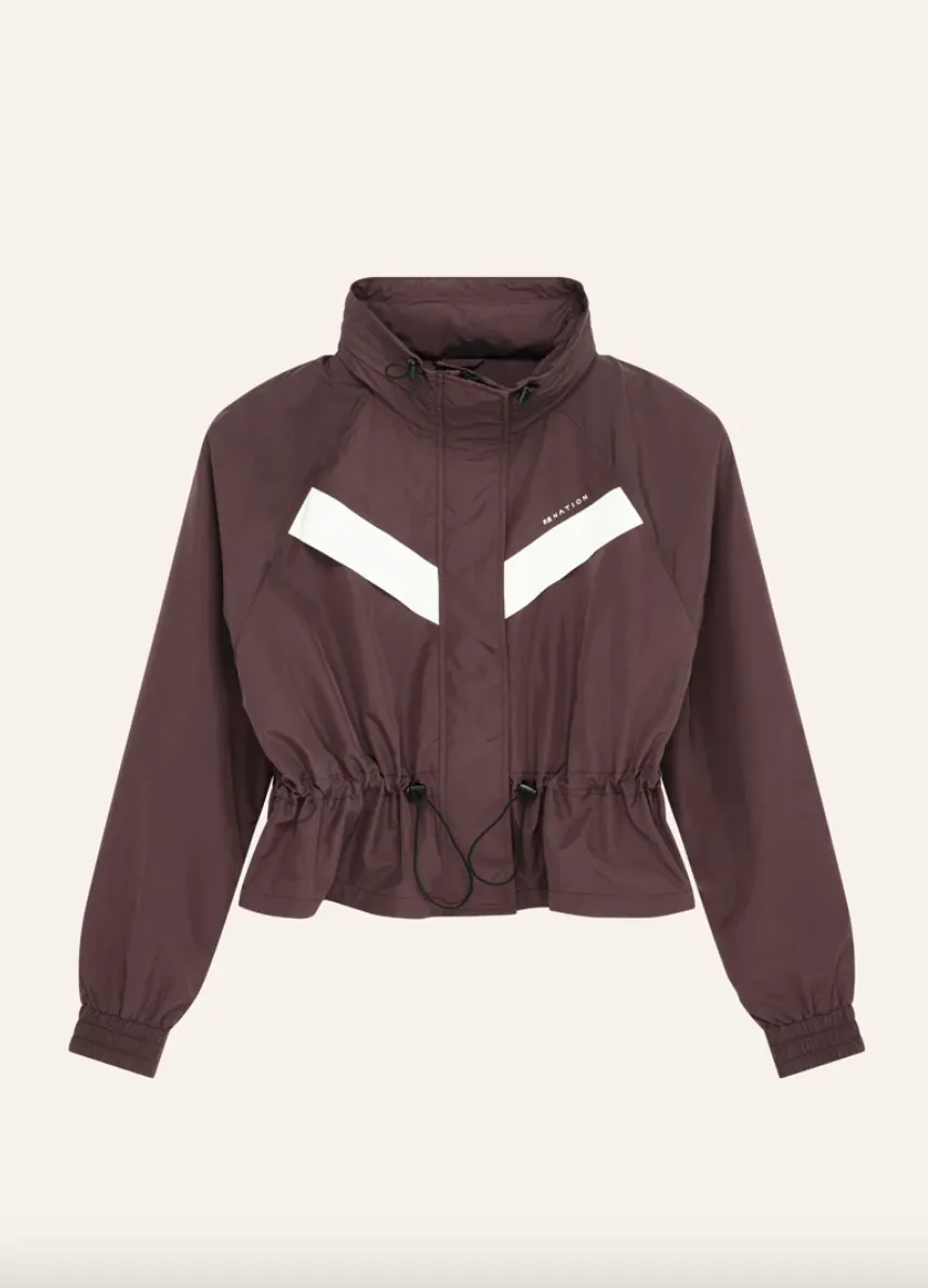 PE Nation Shelter Jacket- Mahogany