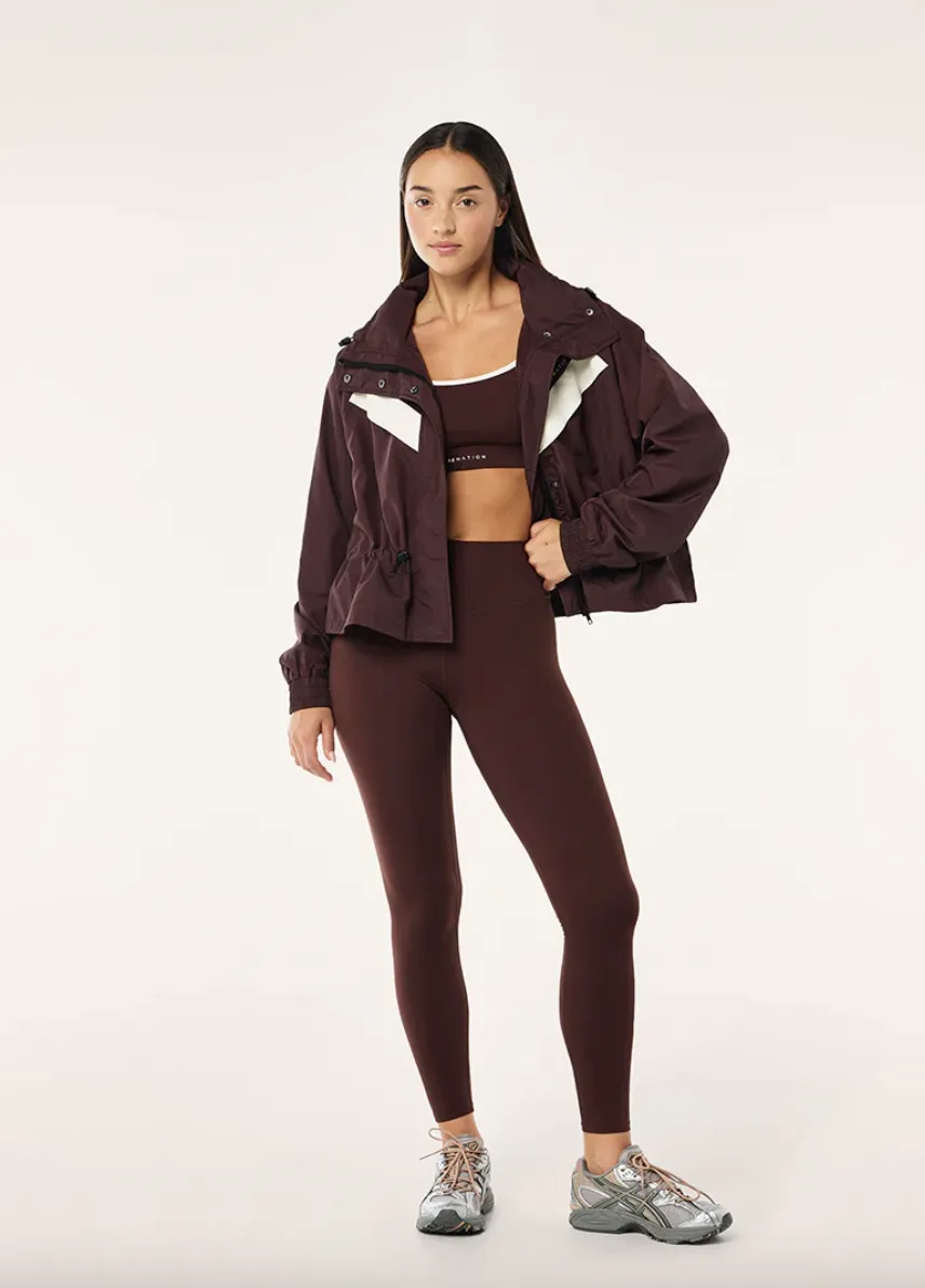 PE Nation Shelter Jacket- Mahogany