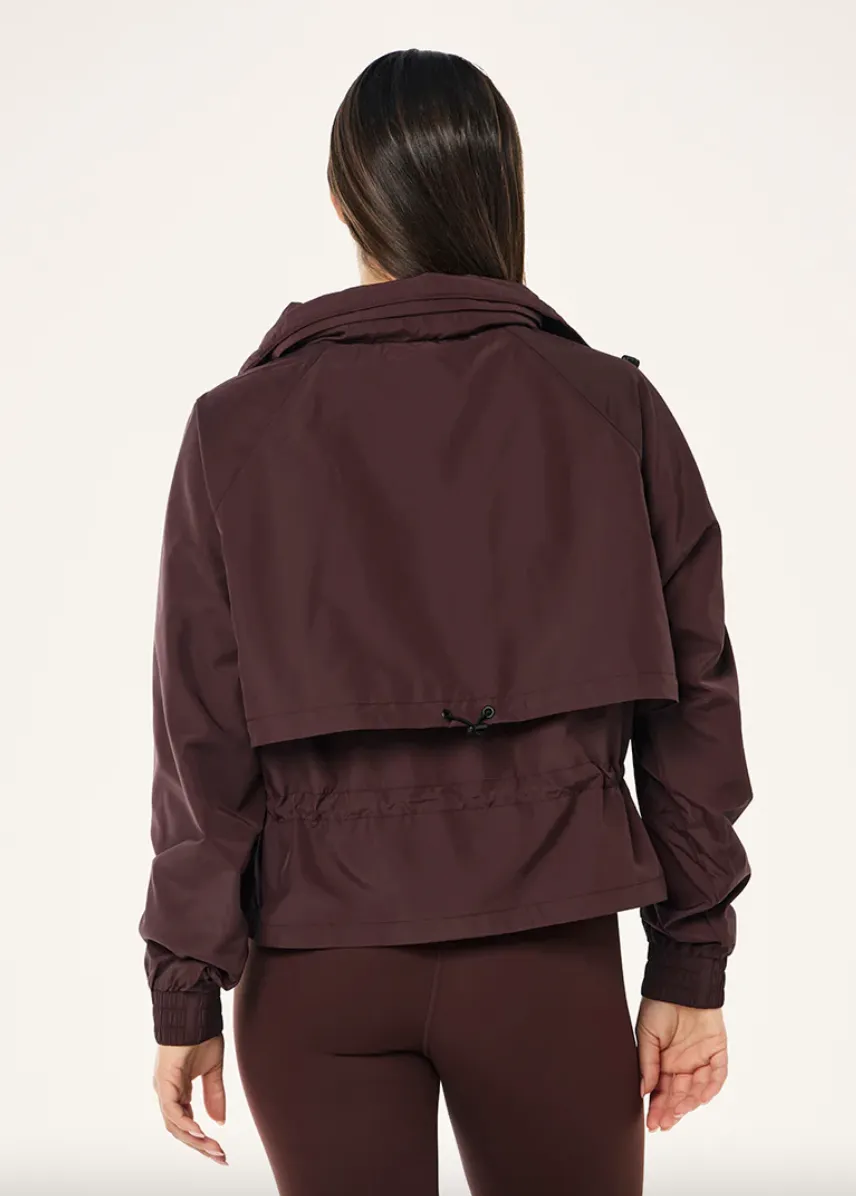 PE Nation Shelter Jacket- Mahogany