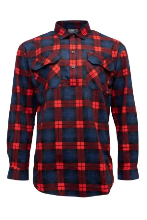 Pilgrim Closed Front Flannelette Shirt - 3XL-6XL