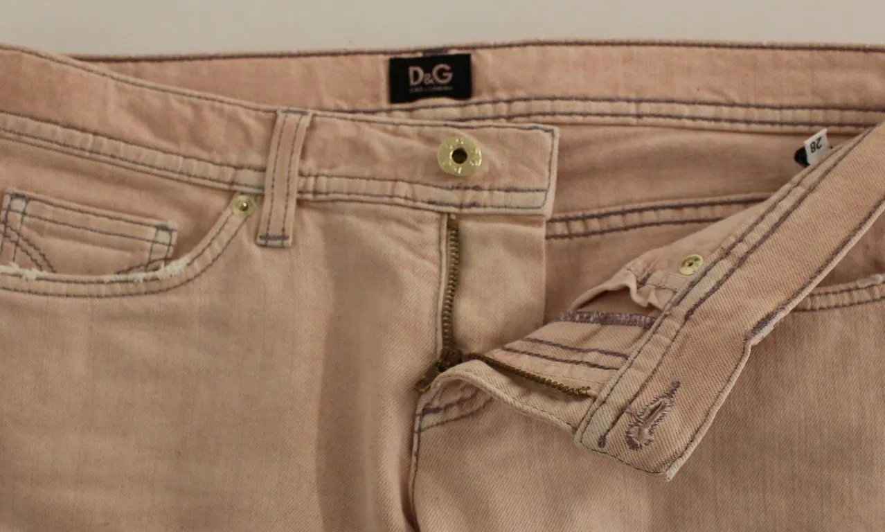 Pink WONDER Cotton Regular Fit Jeans Pants