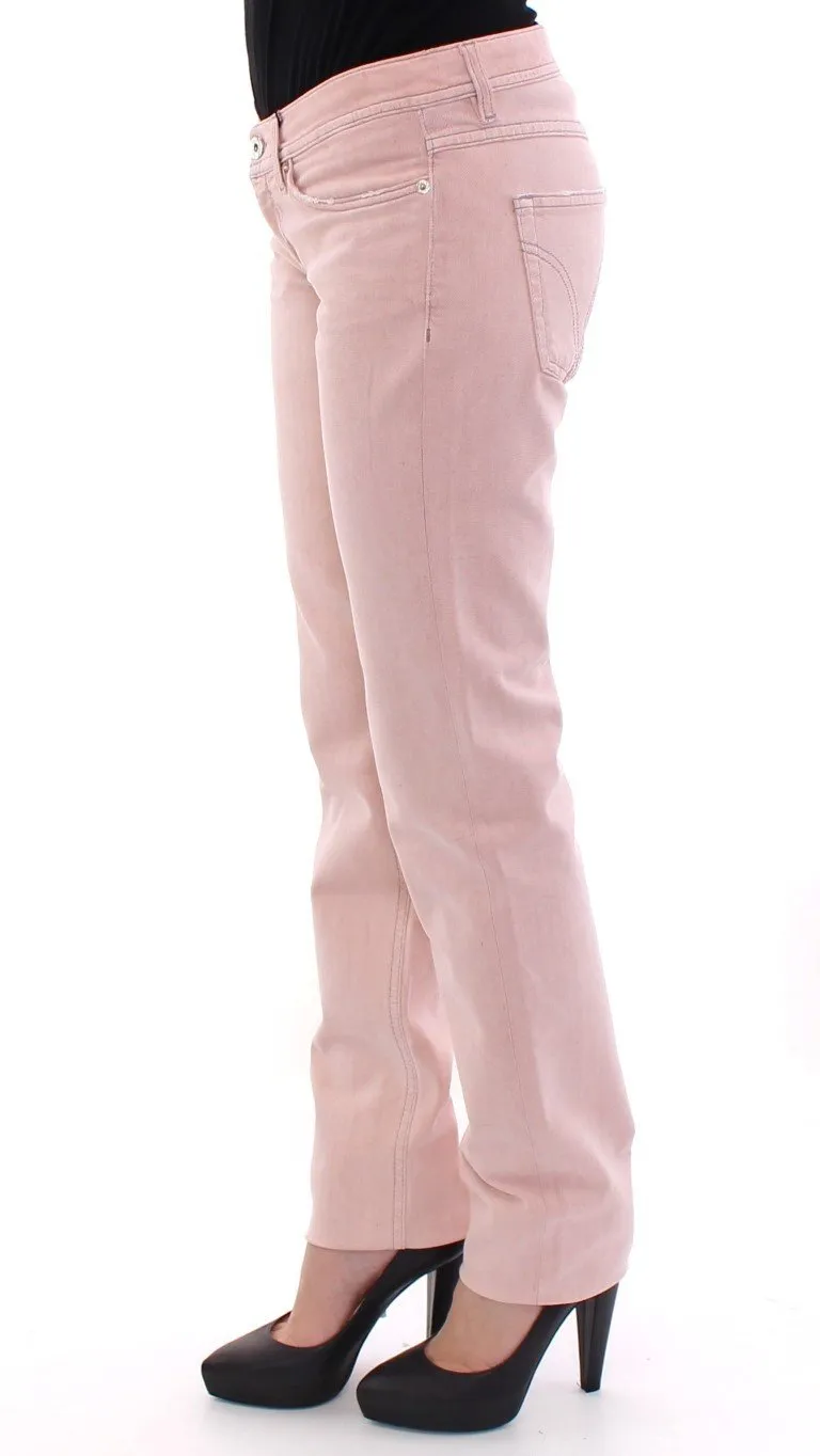 Pink WONDER Cotton Regular Fit Jeans Pants