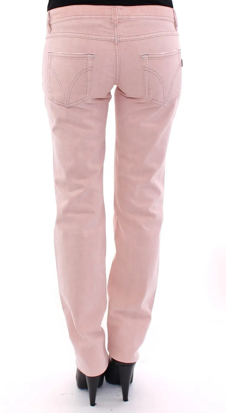 Pink WONDER Cotton Regular Fit Jeans Pants