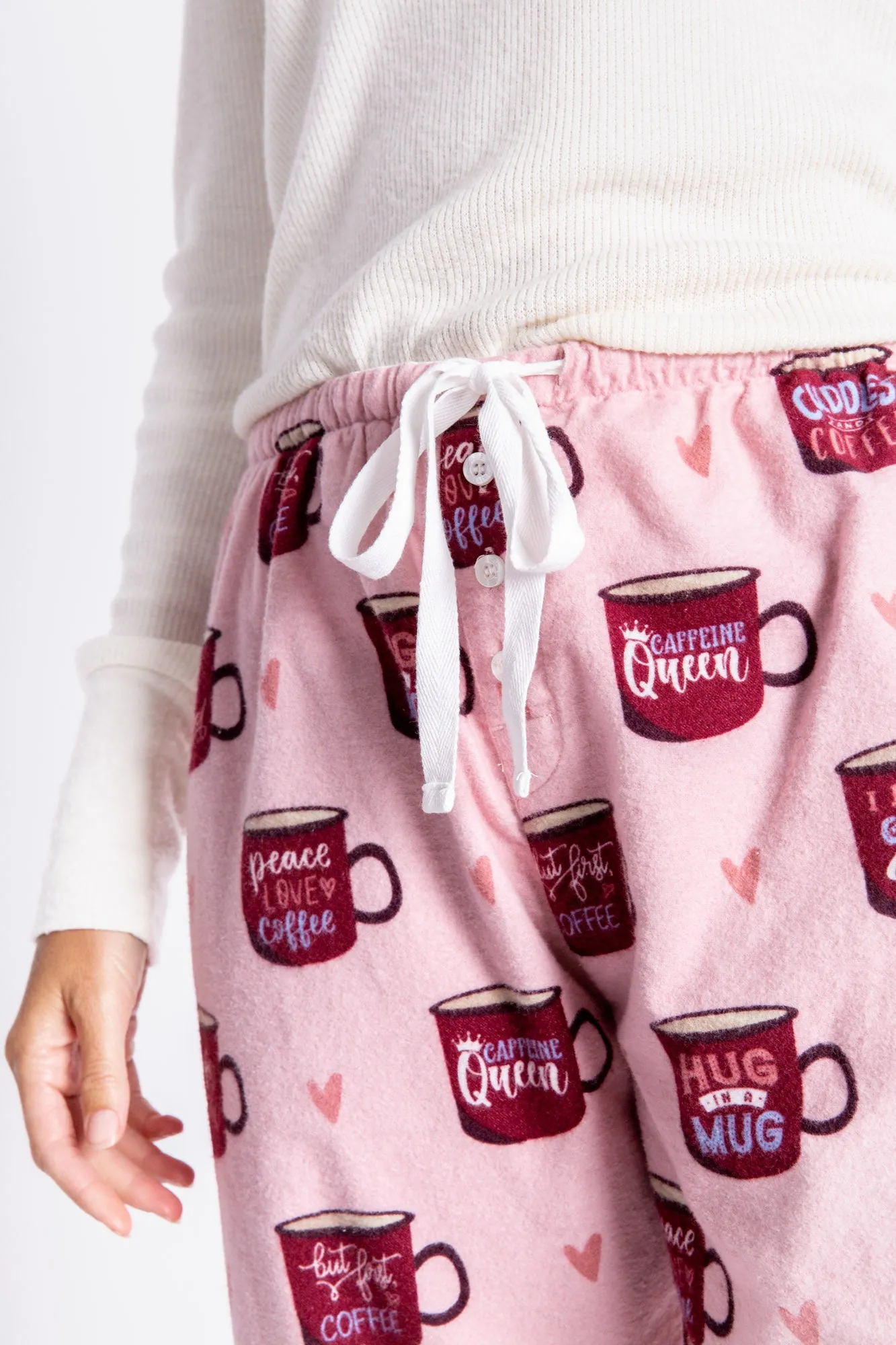 PJ Salvage Flannels Coffee Dog Pant