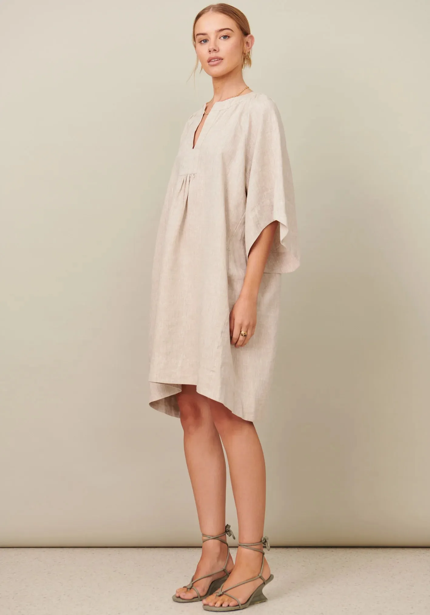 Pol Clothing - Gia Dress - Natural