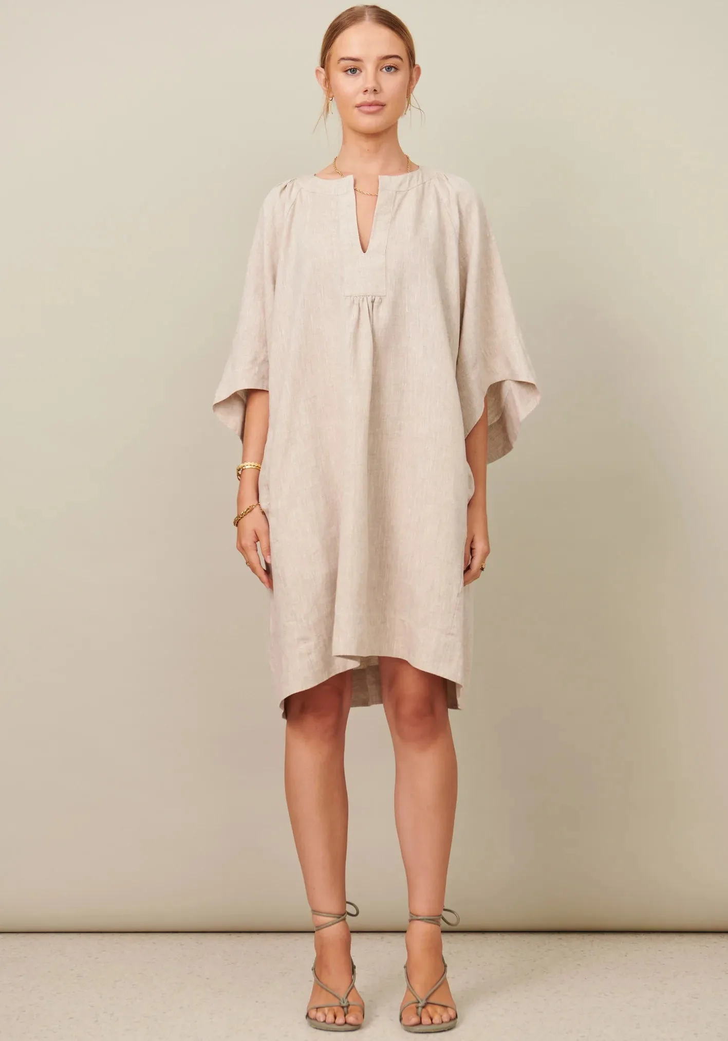 Pol Clothing - Gia Dress - Natural