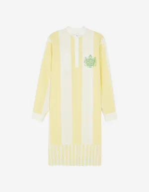 Poolside Stripes Tunic Dress Lemon