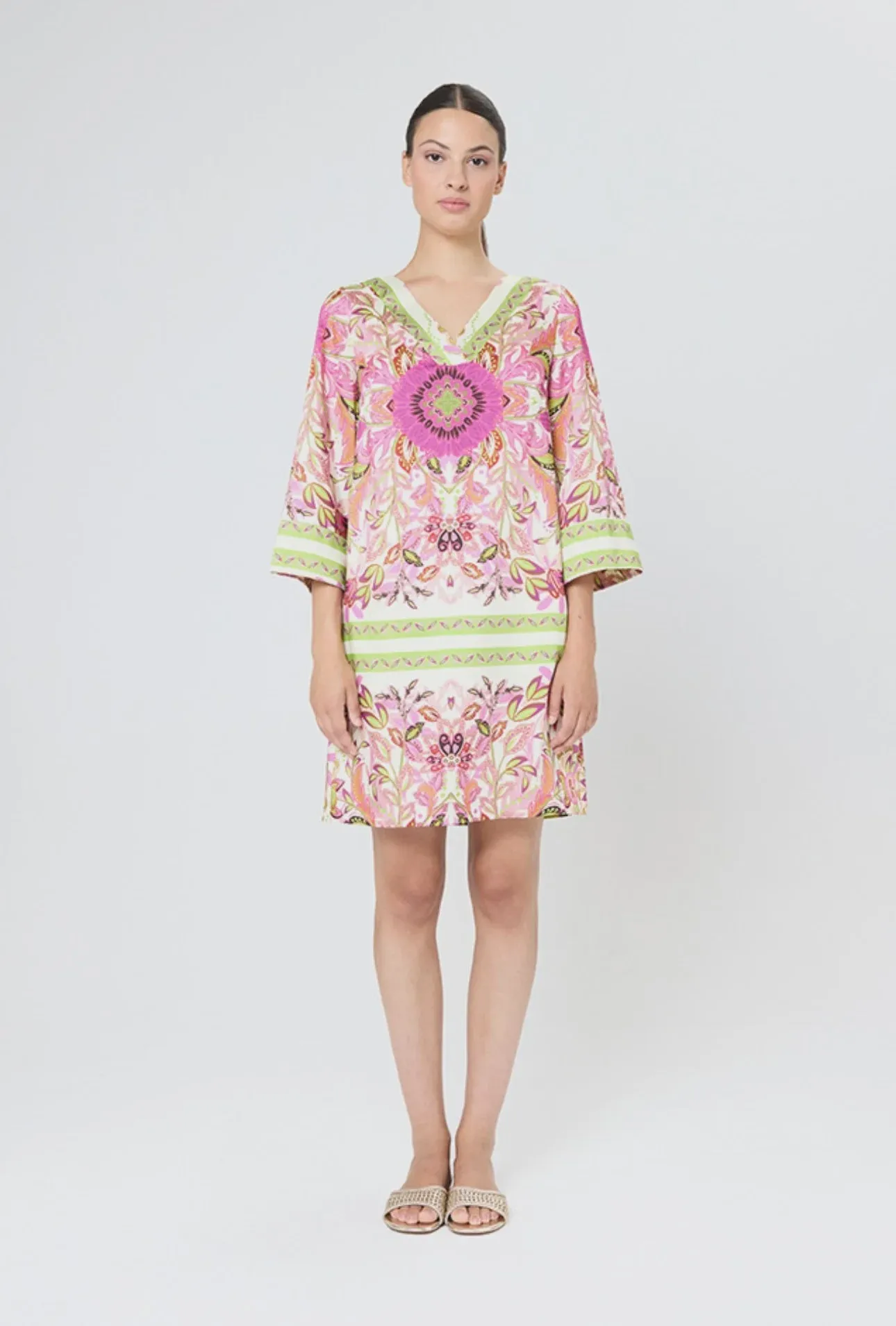 Printed tunic dress