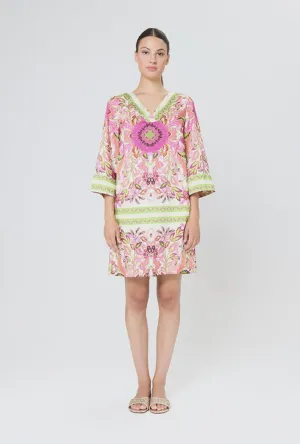 Printed tunic dress