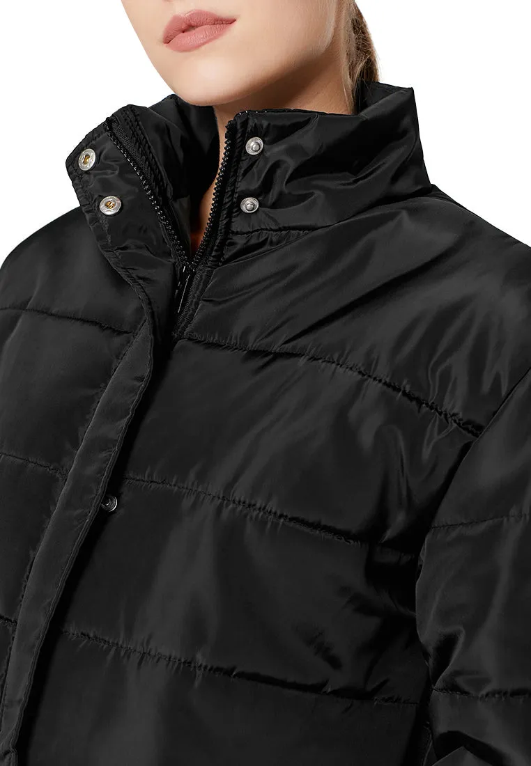 puffer style crop jacket