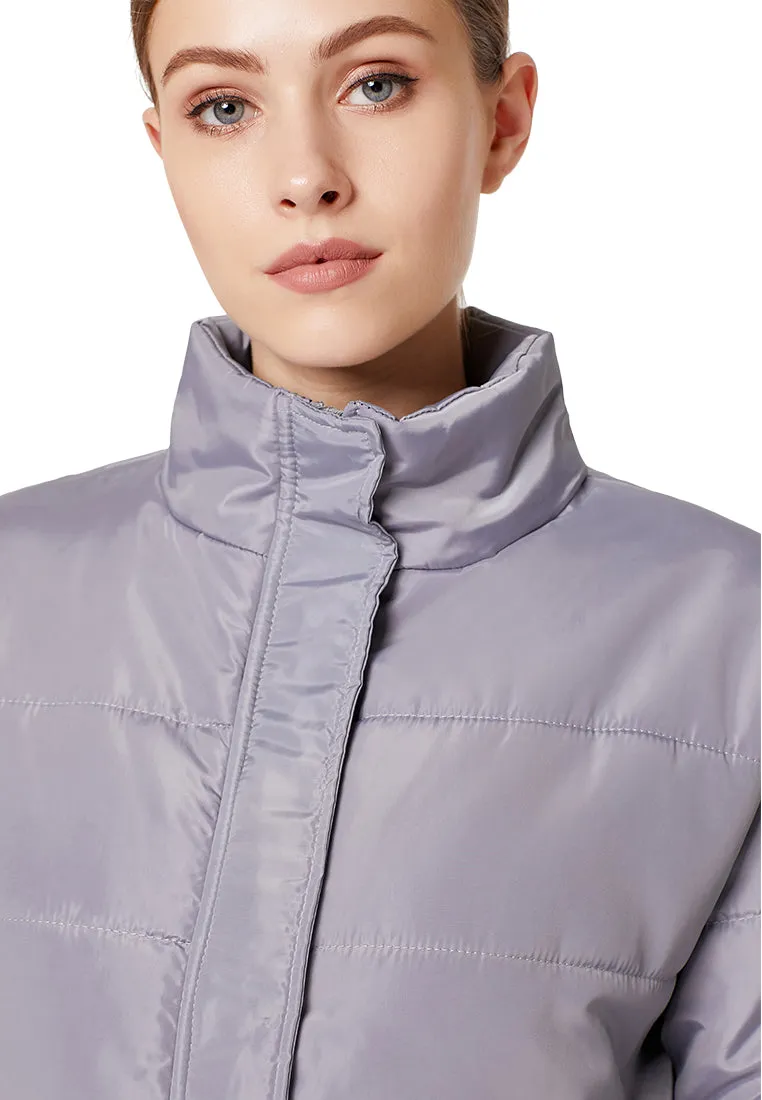 puffer style crop jacket