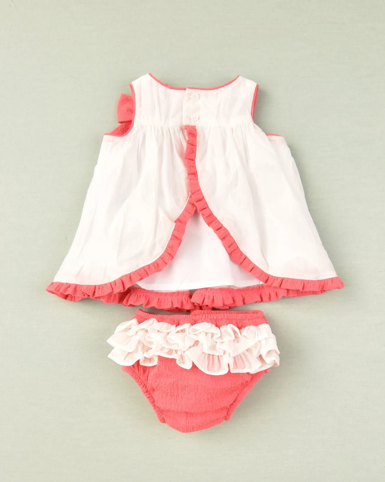 "Elizabhet" Fuchsia Dress & Bloomers