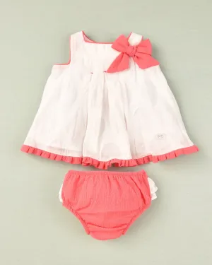 "Elizabhet" Fuchsia Dress & Bloomers