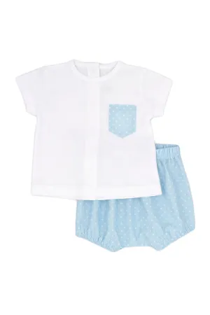 "Rafferty" Blue Star Print Top & Jam Pants