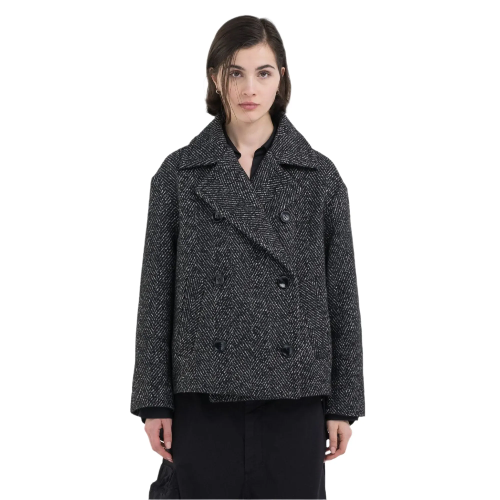 Replay Women's Double-Breasted Wool Jacket