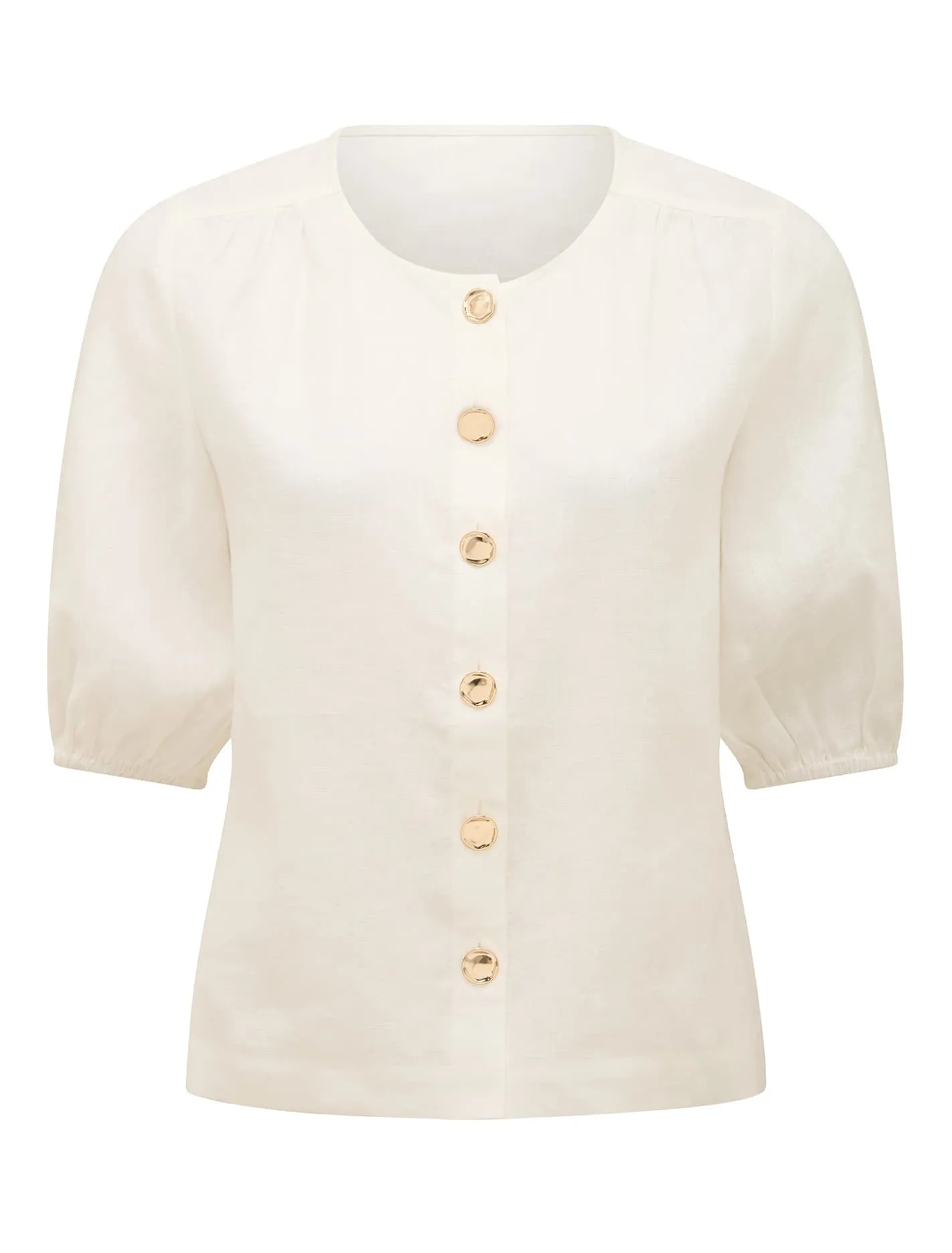 Riley Button Front Top