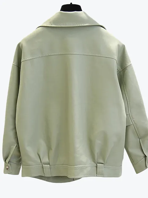 Rivet Zipper Vintage Moto Jacket