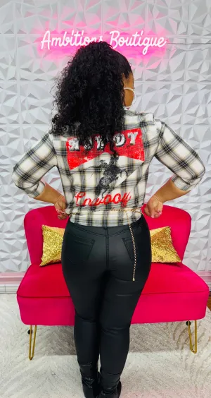 Rodeo cowboy top