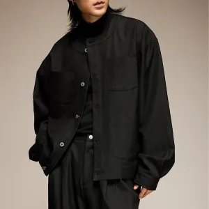 Round Neck Oversized Jacket