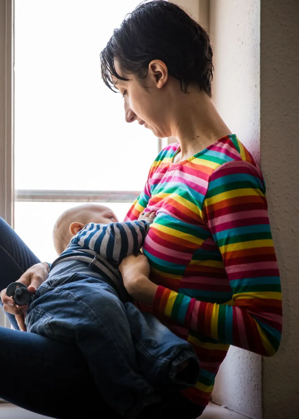 Roxy Rainbow Breastfeeding Top